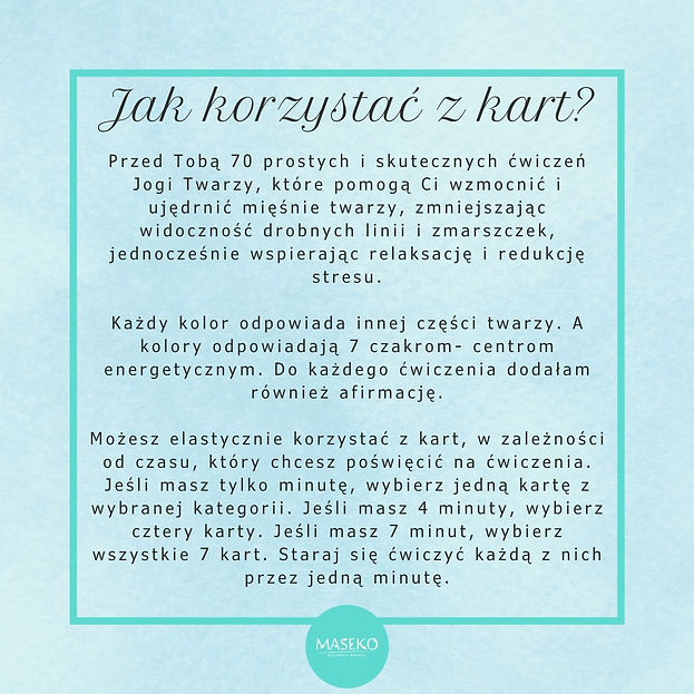 Joga Twarzy Karty Pracy - obrazek 3